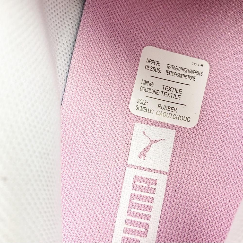 NEW PUMA California Athletic Sneakers Pink White - Picture 8 of 8